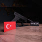 Glock 19 Hareketli Figür Masa İsimliği