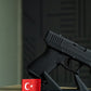 Glock 19 Hareketli Figür Masa İsimliği