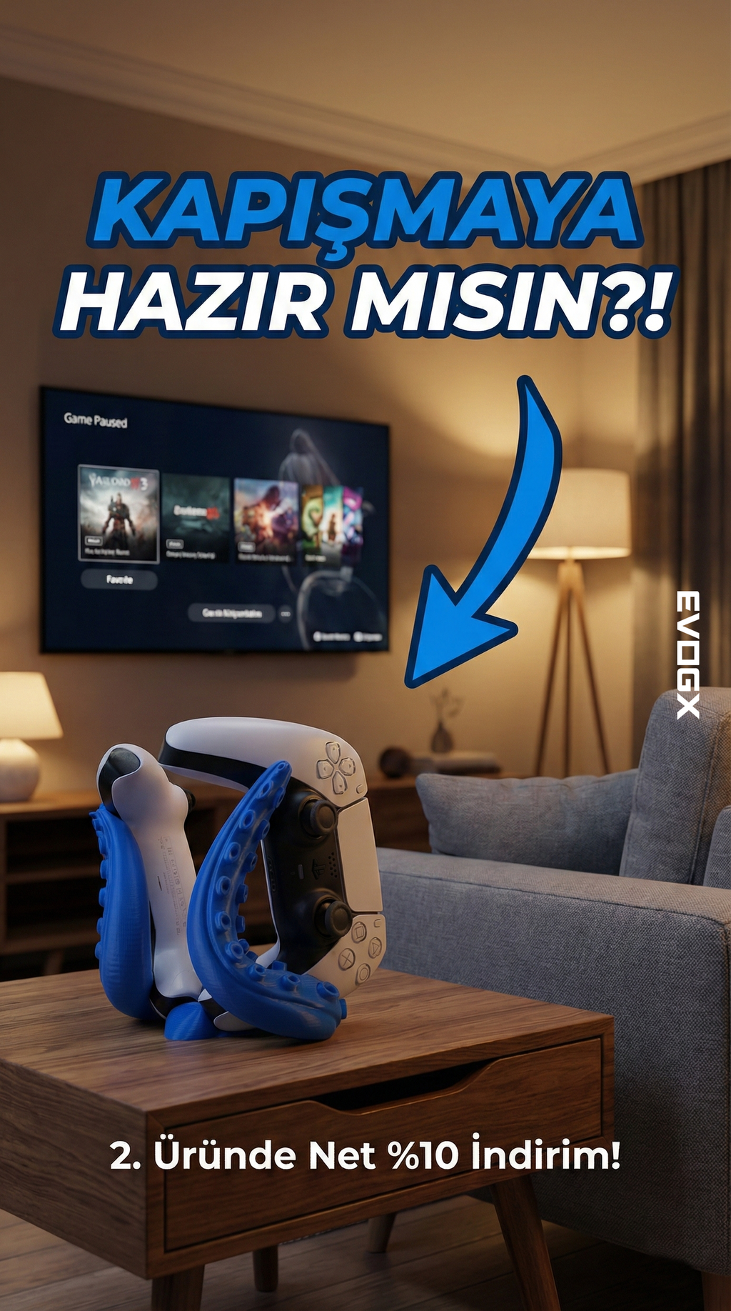 EVOGX 2'Li The Kraken Oyun Kolu Standı