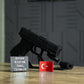 Glock 19 Hareketli Figür Masa İsimliği