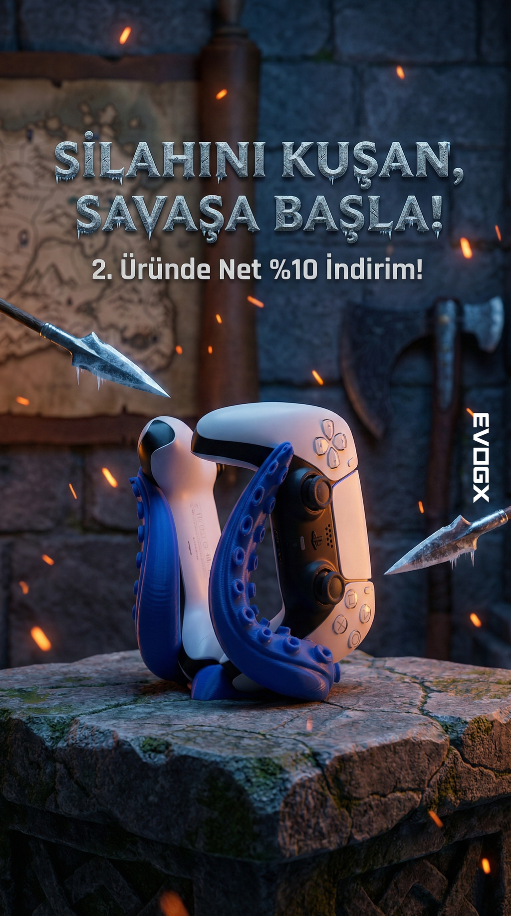 EVOGX 2'Li The Kraken Oyun Kolu Standı