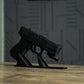 Glock 19 Hareketli Figür Masa İsimliği