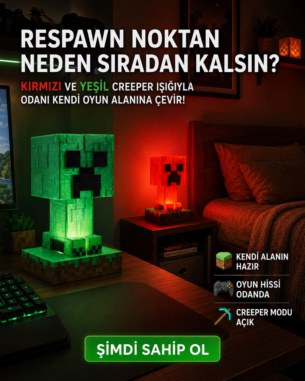 Evogx Gamer / Kids Odası Lambası