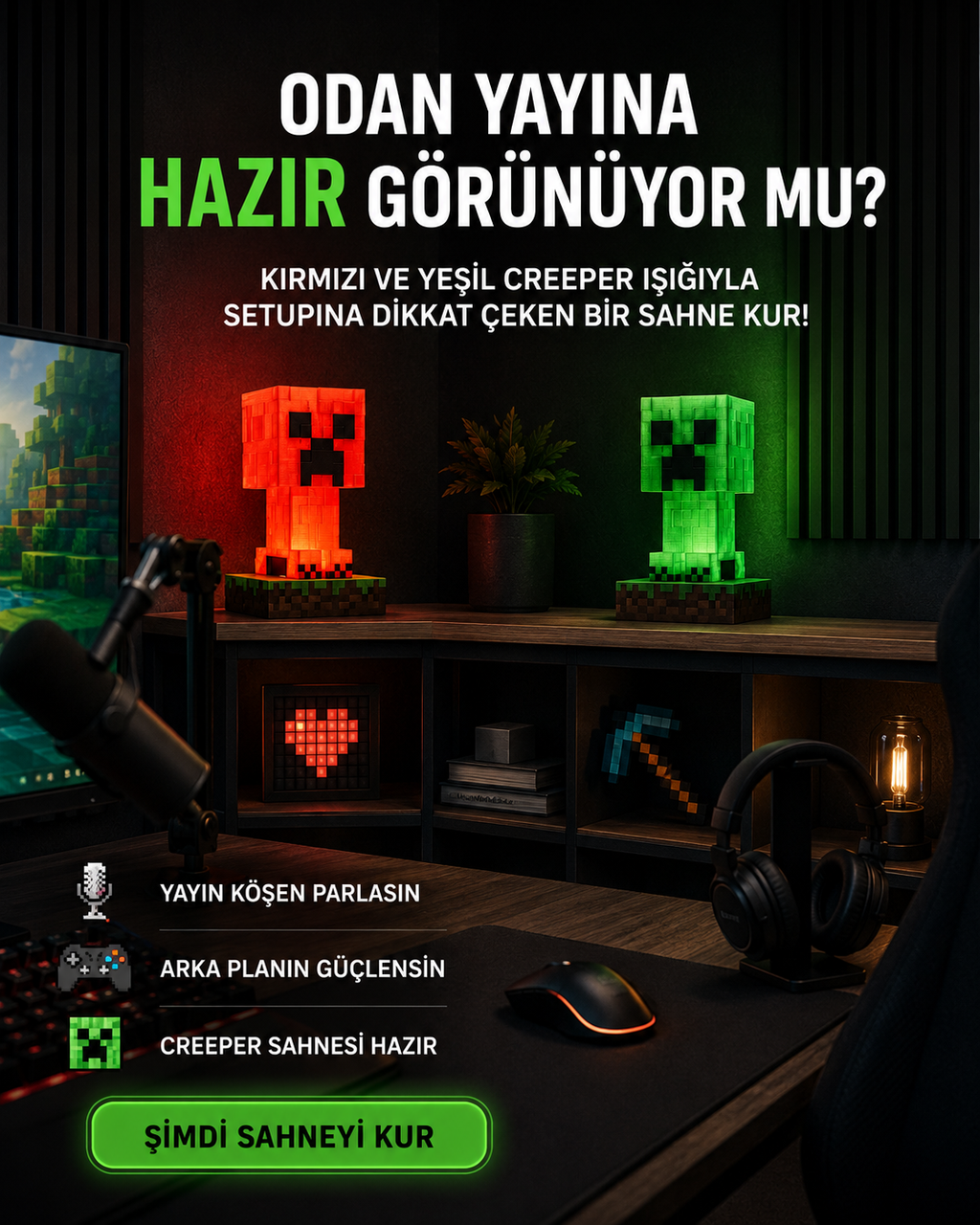 Evogx Gamer / Kids Odası Lambası