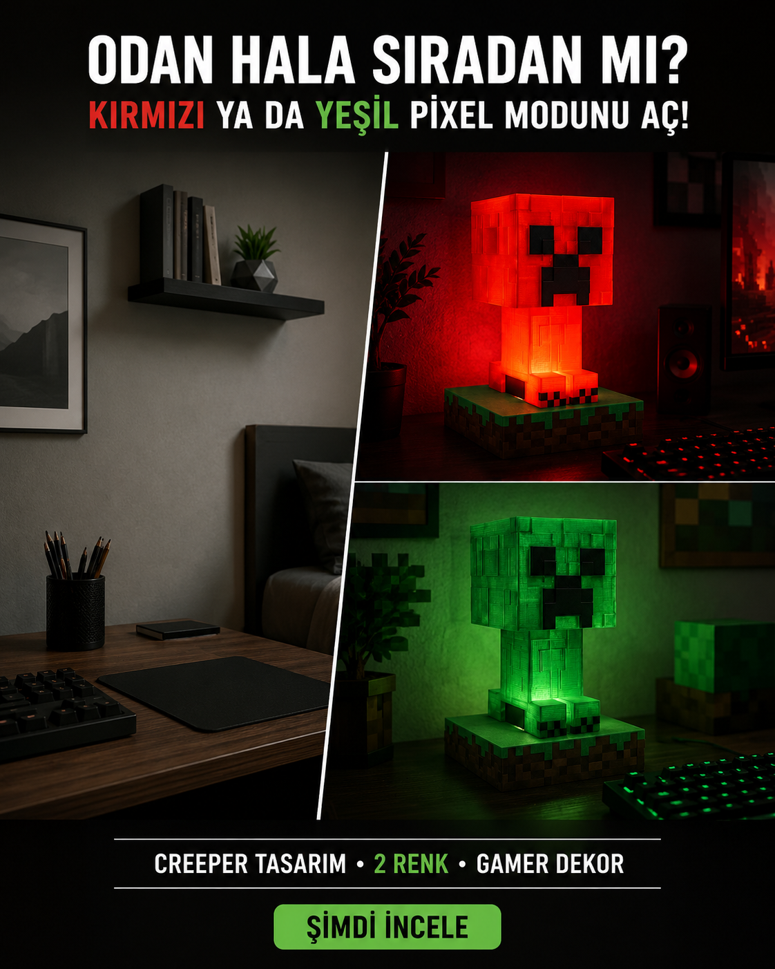 Evogx Gamer / Kids Odası Lambası