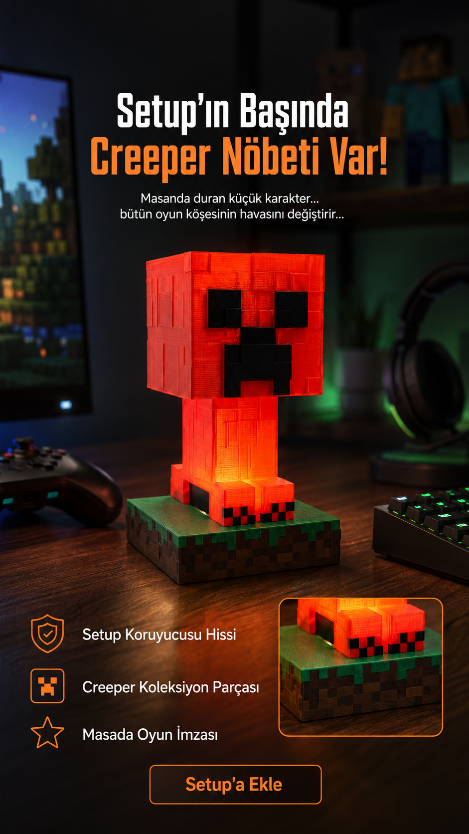 Evogx Gamer / Kids Odası Lambası