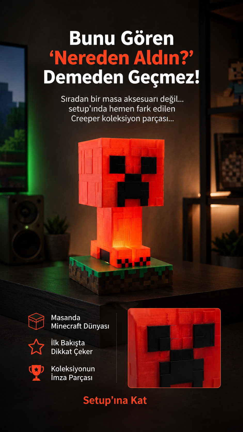 Evogx Gamer / Kids Odası Lambası