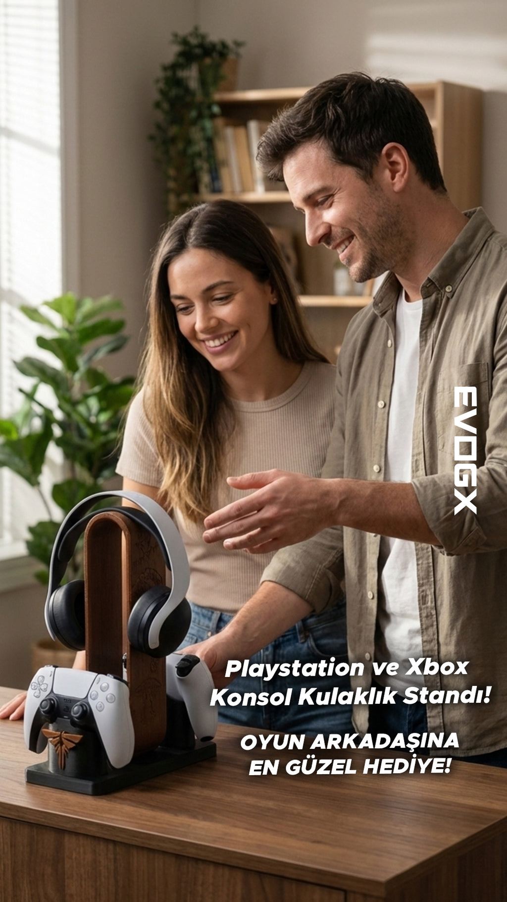 EVOGX PlayStation & Xbox Oyun Kolu ve Kulaklık Standı
