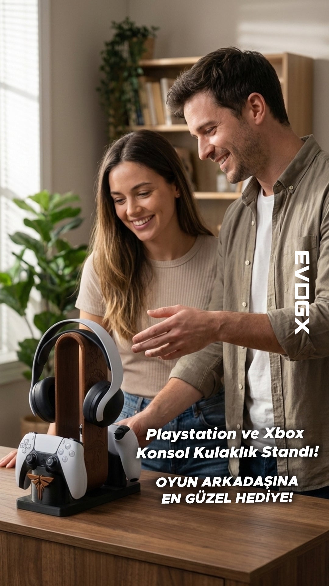 EVOGX PlayStation & Xbox Oyun Kolu ve Kulaklık Standı