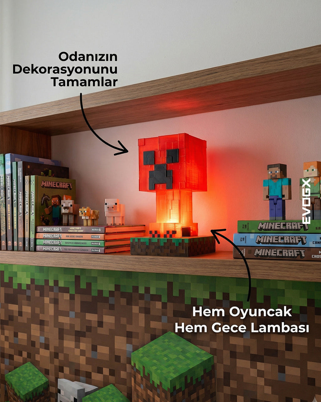 Evogx Gamer / Kids Odası Lambası