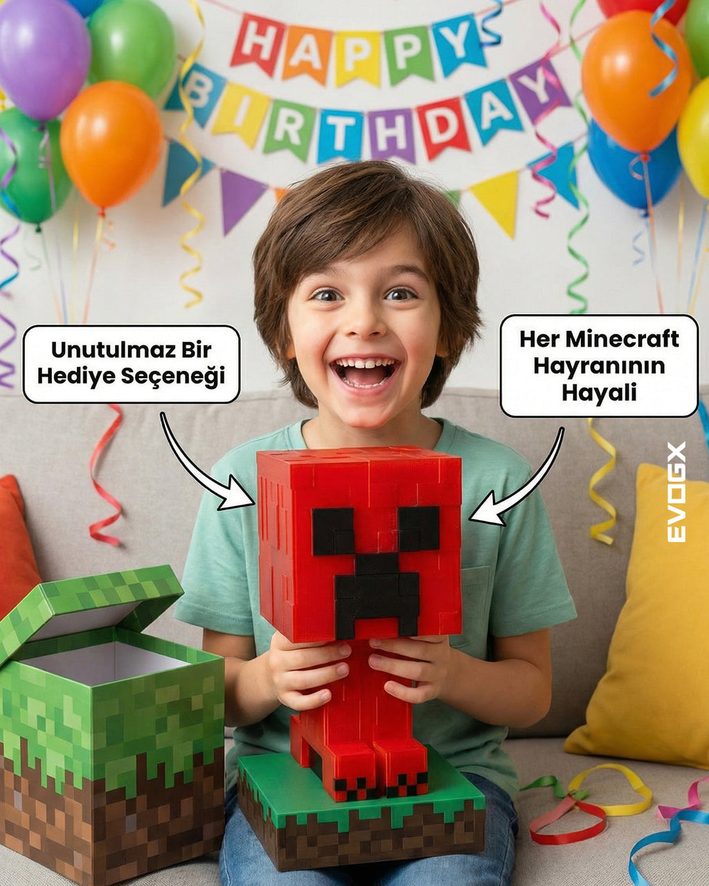 Evogx Gamer / Kids Odası Lambası