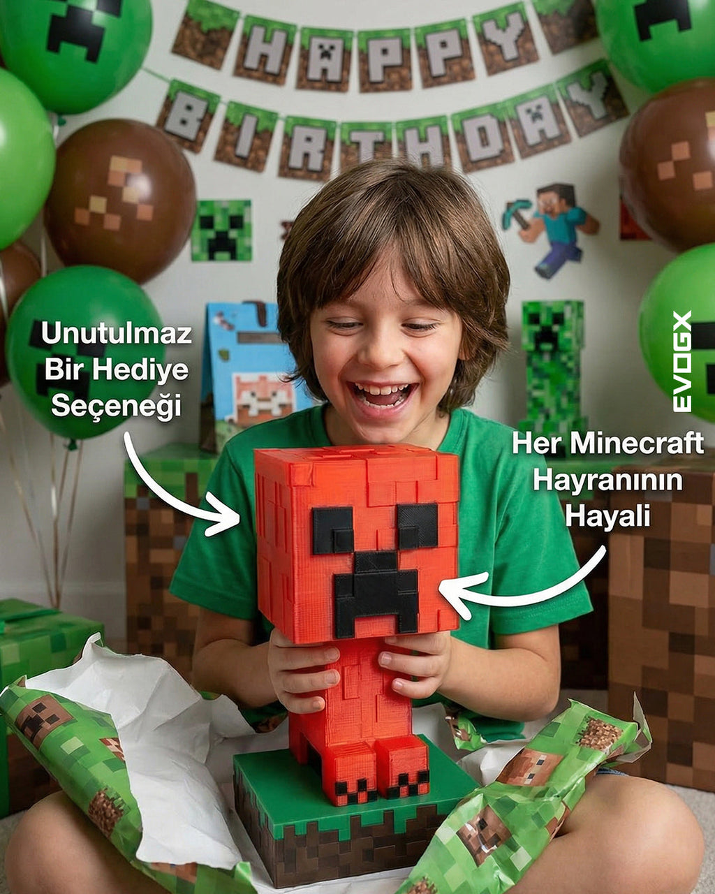 Evogx Gamer / Kids Odası Lambası